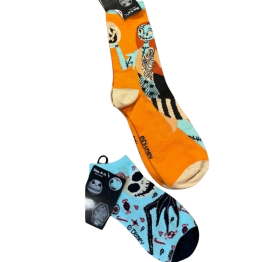 Disney Nightmare‎ Before Christmas Sally Womens Crew Novelty Socks Size 9-11